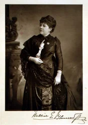 Marie Effie Wilton Bancroft (1839-1921), actrice en theatermanager, portretfoto