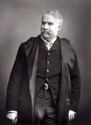 Sir William Schwenck Gilbert, toneelschrijver, portretfoto