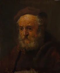 Studiehoofd van een oude man