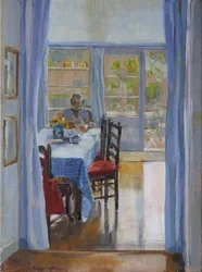 Interieur met reflecties