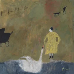 Leda, 2011 (olieverf op board)