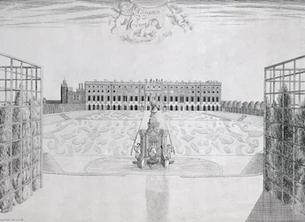 Hampton Court Zuidgevel, ca. 1830