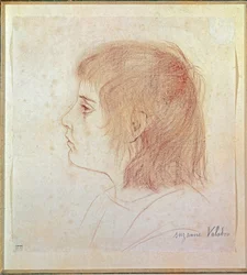 Portret van de schilder Maurice Utrillo als kind