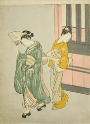 Verfrissende Bries van een Waaier (Ogi no seiran), uit de serie 