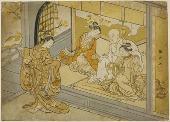 Hotoke Gozen danst voor Taira no Kiyomori
