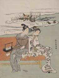 Parodie op keizer Xuanzong en Yang Guifei