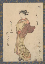 De courtisanes, uit de serie "Seiro Bijin Awase Carver End Shigoro" (sic)