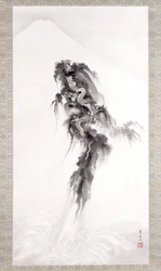 Rijzende Draak En Mt. Fuji