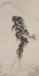 Rijzende draak en Mt. Fuji