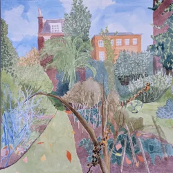 Chelsea Physic Garden, 2020 (aquarel op papier)