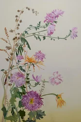 Chrysanten, 2022 (olieverf op linnen)