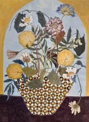 Bloemen uit de Gouden Eeuw, 2024 (eitempera op houtpaneel)