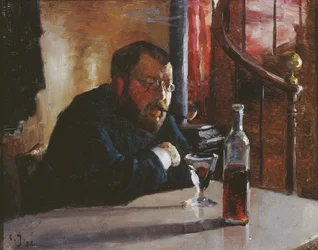 Portret van Hans Jæger