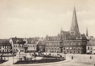 Zweden: Skåne, Malmö, Stortorget en het stadhuis