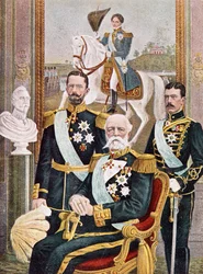 Vijf generaties Zweedse monarchen, 1904