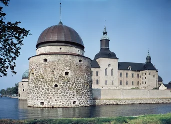 Uitzicht op het kasteel van Vadstena, gebouwd in 1545