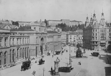 Zürich, Stationsplein en het Polytechnikum