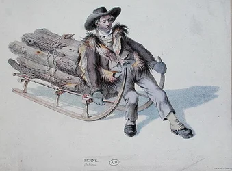 Sleeër uit het Berner district, begin 19e eeuw