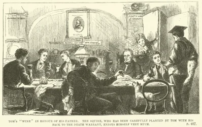 Illustratie voor Tom Brown in Oxford door Thomas Hughes