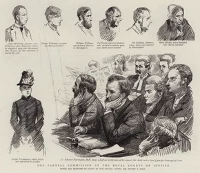 De Parnell Commissie bij de Royal Courts of Justice