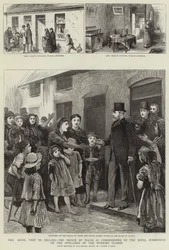 Het koninklijk bezoek aan Ierland, de Prins van Wales als commissaris van de Koninklijke Commissie voor de woningen van de arbeidersklasse