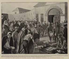 Slachtoffers van de Slag bij Elands Laagte, Boerengevangenen arriveren bij de gevangenis van Pietermaritzburg