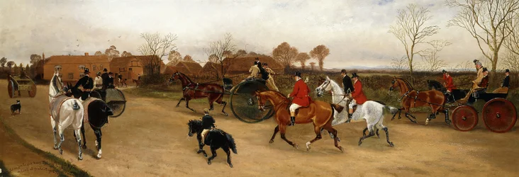 Laten We Ons Bij de Vrolijke Menigte Voegen die Lachend Langsgaat, en We Gaan Vandaag Allemaal Jagen