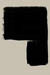 Abstracte zwarte vorm