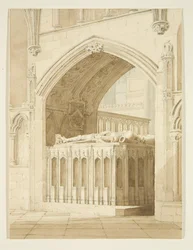 Graf van Robert Fitzharding, overleden in 1170, in de Bristol Cathedral