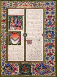 Het Boek der Wijsheid, uit Volume I van de Bijbel van Borso d