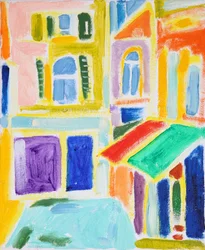Levendige stad – abstract