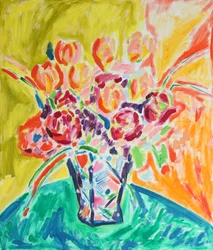 Levendig bloemstilleven