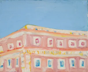 Felroze gebouw