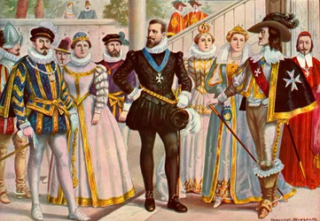 Franse kostuums uit de 16e en 17e eeuw