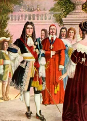 Lodewijk XIV van Frankrijk en zijn hof