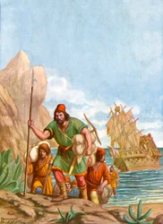 Schipbreuk van een galjoen van Vivaldi