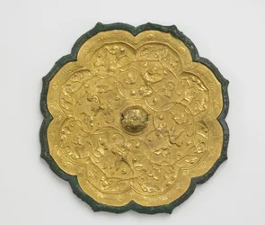 Spiegel (brons en goud)