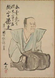 Denkbeeldig portret van Shundai Dazai
