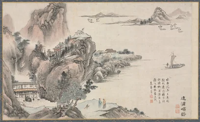 Een van de acht gezichten op de Xiao en Xiang rivieren