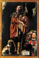 Schilderij van Sint Rochus