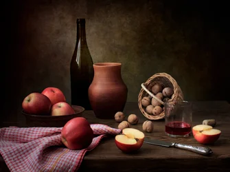 Herfststilleven: Oogst