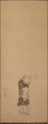 Kenshu, monnik met garnaal