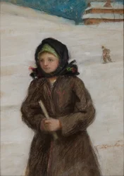 Meisje met kaars