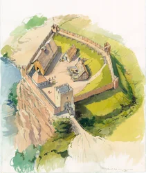 Barnard Castle, Durham, ca. 1100