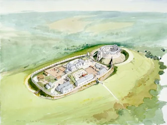 Restormel Kasteel, 14e eeuw, ca. 1990-2010