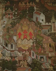 Geboorte van een prins, Wat Suthat, Bangkok