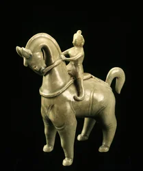 Ruiterfiguur, Sukhothai-periode, 14e-15e eeuw