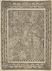De dood, de Tenhemelopneming en de kroning van de Maagd, ca. 1470-85.