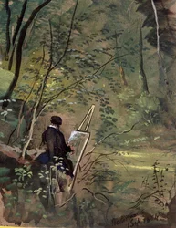 Hestercombe Woods, Somerset 1834
