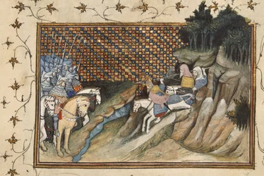 Art Mór rijdt om de graaf van Gloucester te ontmoeten, uit 